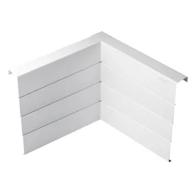12" L Four-Panel Inside Corner Trim for UF-4 Radiator - Runtal White