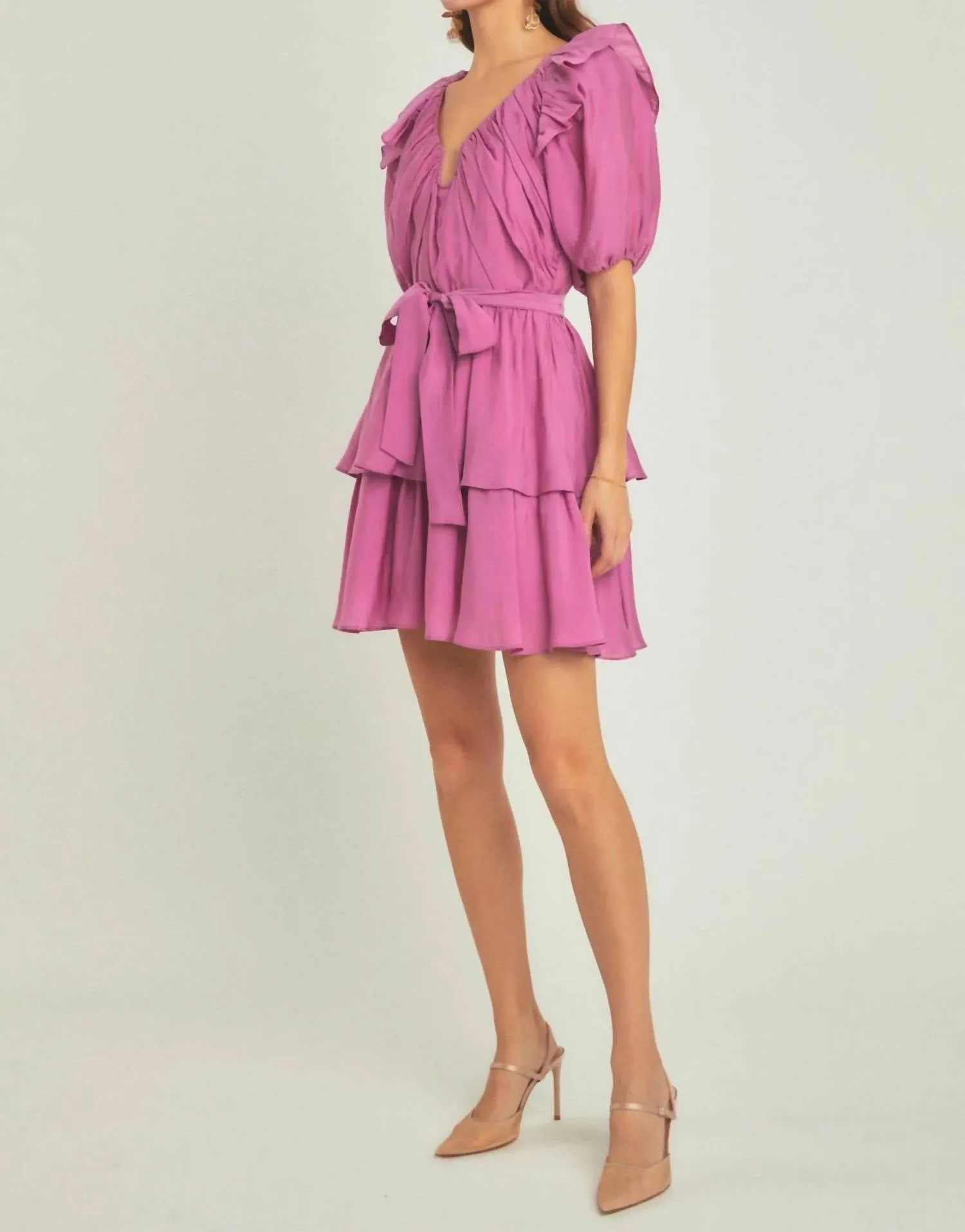 2.7 August Apparel - Sunset Sonnet Dress