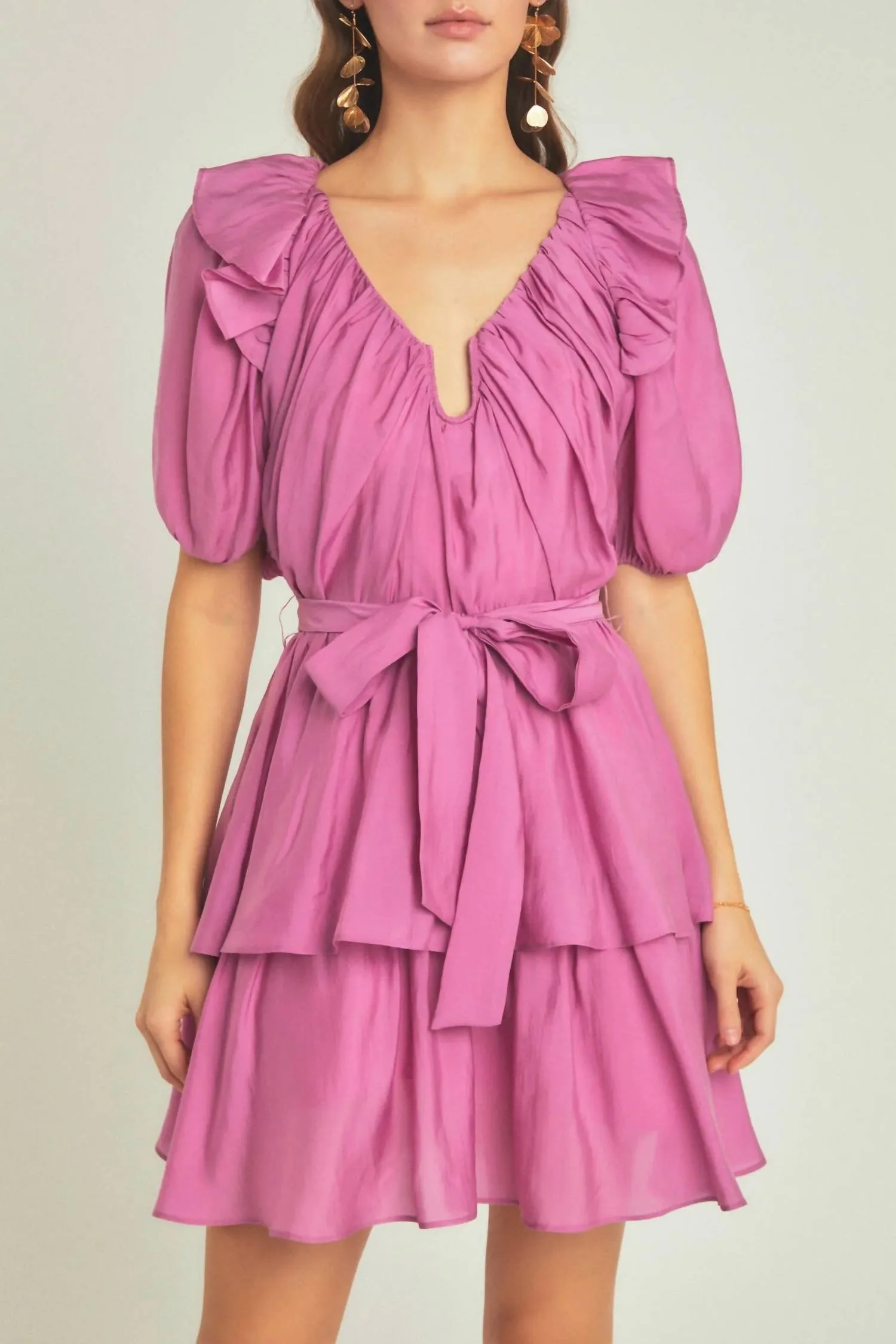 2.7 August Apparel - Sunset Sonnet Dress