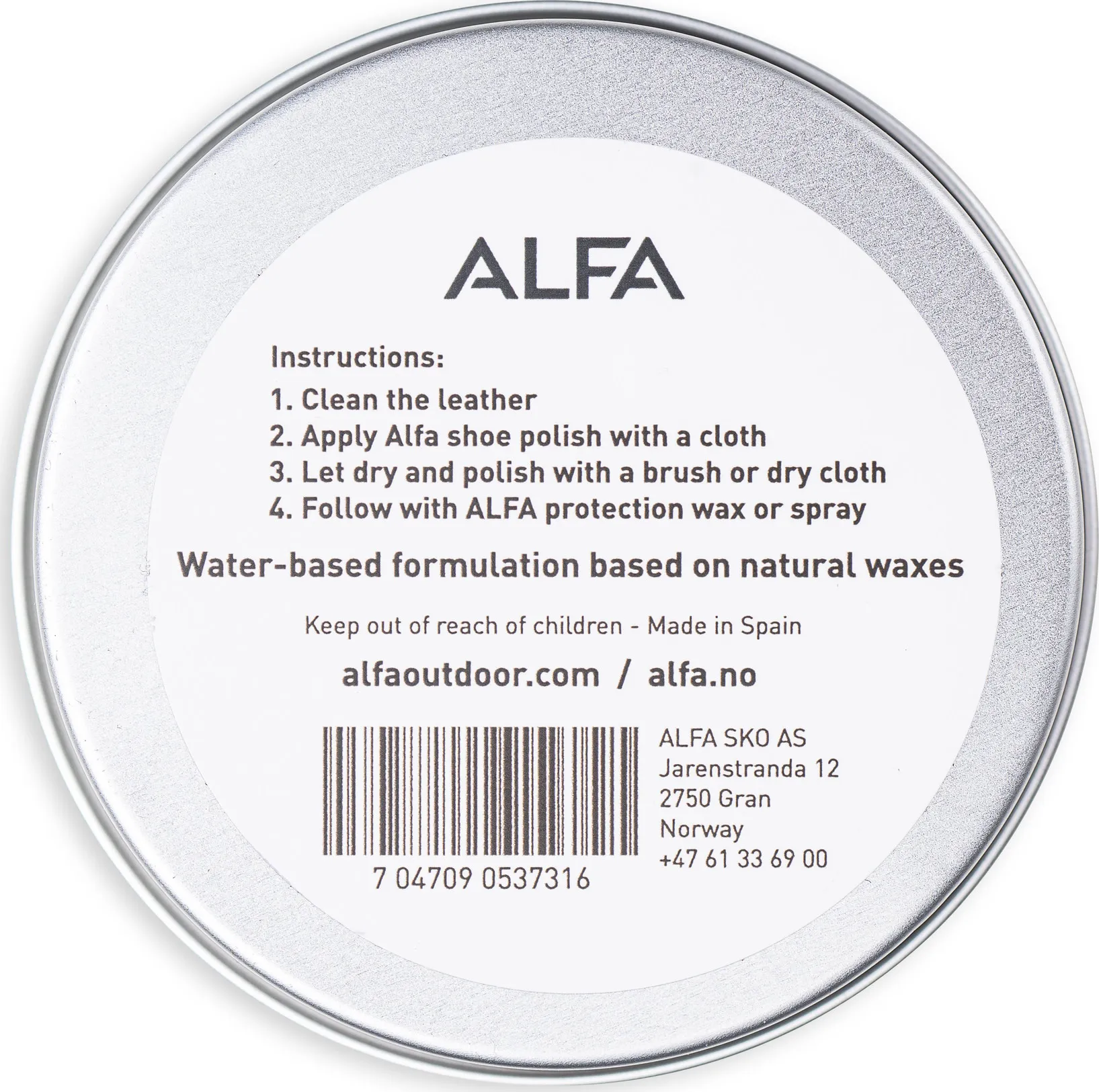 Alfa Alfa Shoe Care Polish Brown | Buy Alfa Alfa Shoe Care Polish Brown here | Outnorth