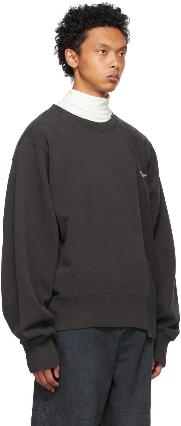 AMBUSH Black Fleece Mix Sweatshirt