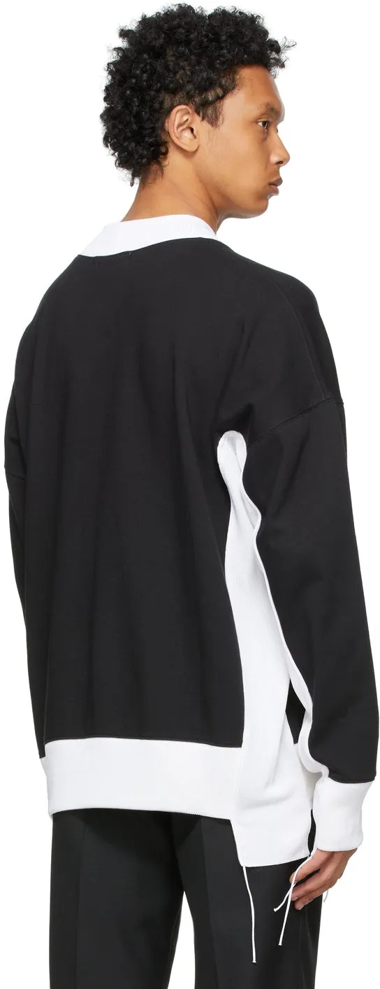 AMBUSH Black Fleece Panel Sweatshirt
