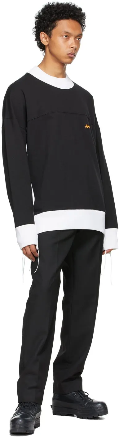 AMBUSH Black Fleece Panel Sweatshirt