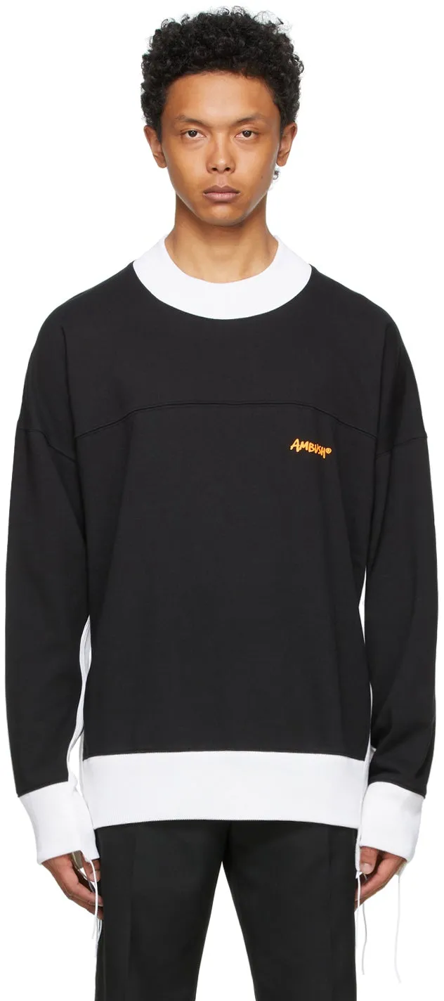 AMBUSH Black Fleece Panel Sweatshirt