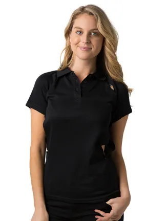 Be Seen Ladies Polo Shirt With Contrast Piping (BSP36L)