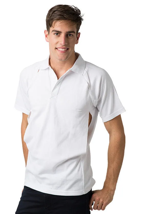 Be Seen Men's Polo Shirt With Contrast Piping (BSP36)