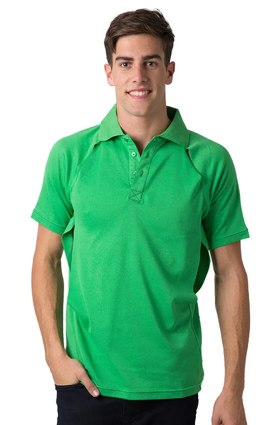 Be Seen Men's Polo Shirt With Contrast Piping (BSP36)