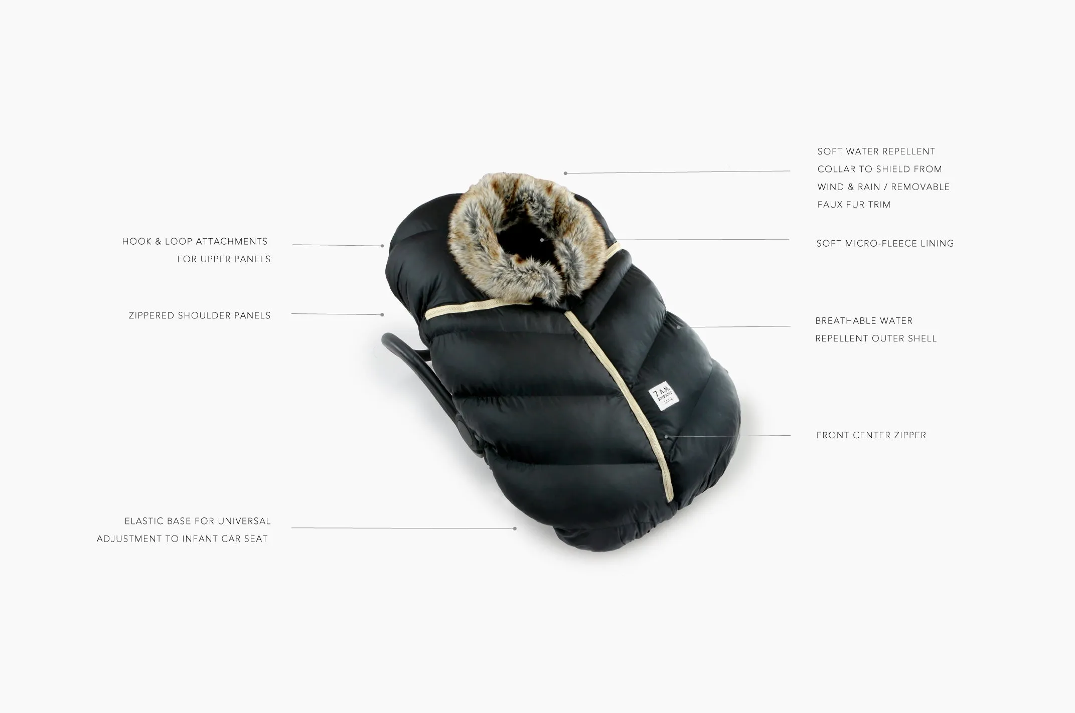 Car Seat Cover Cocoon - Tundra