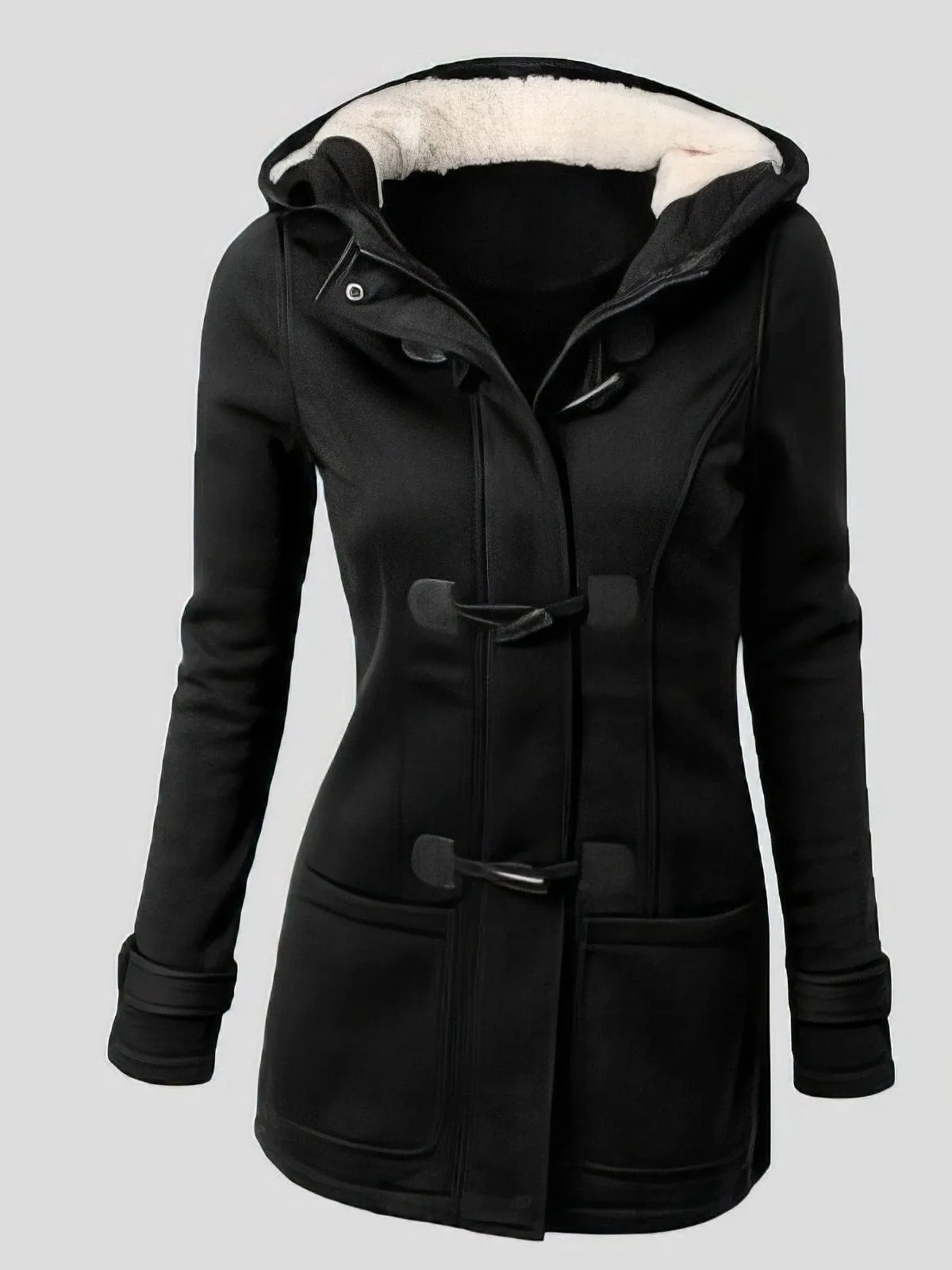 Casual Hooded Toggle Jacket