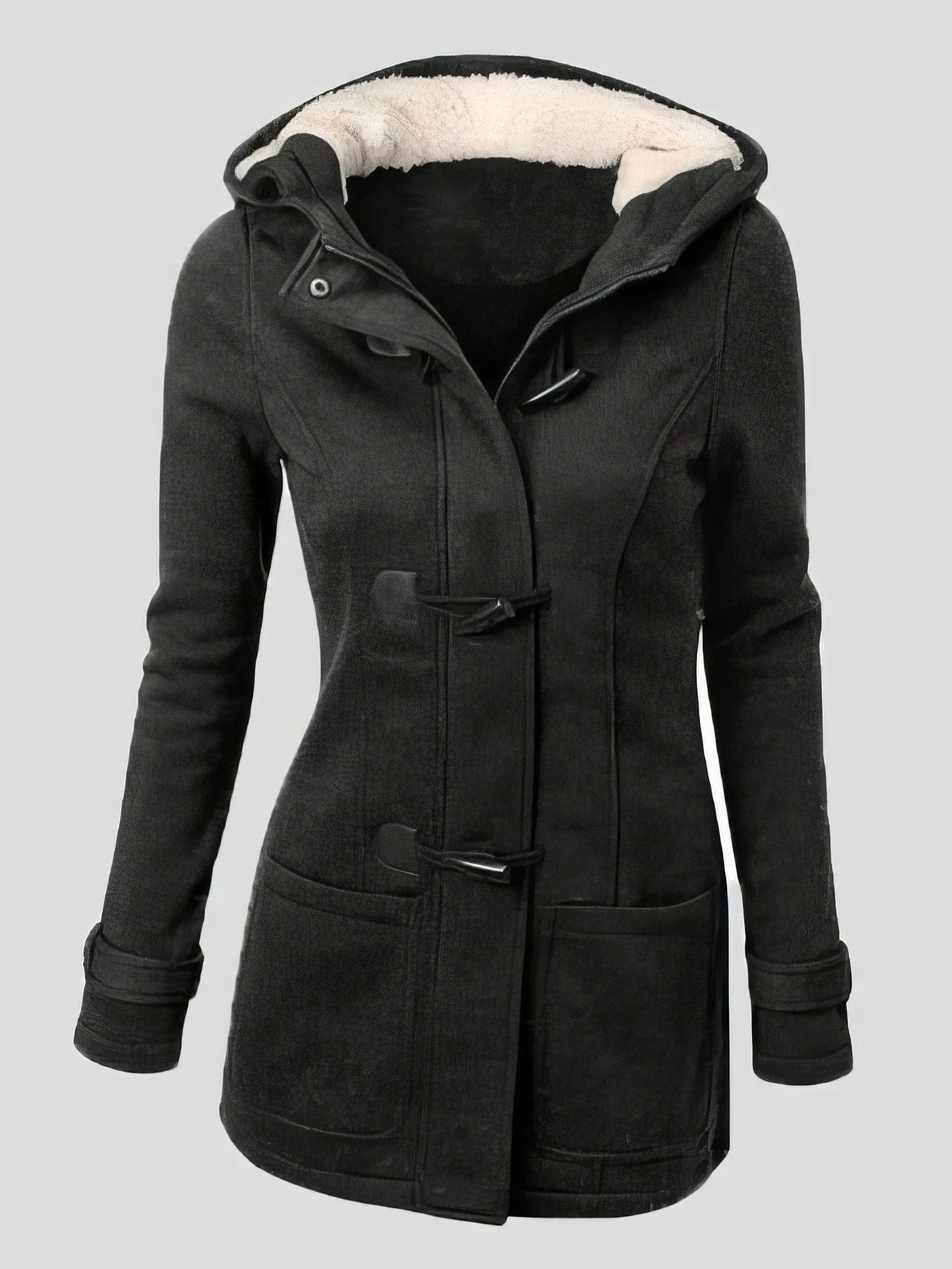 Casual Hooded Toggle Jacket