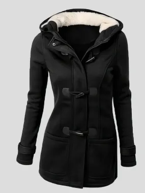 Casual Hooded Toggle Jacket