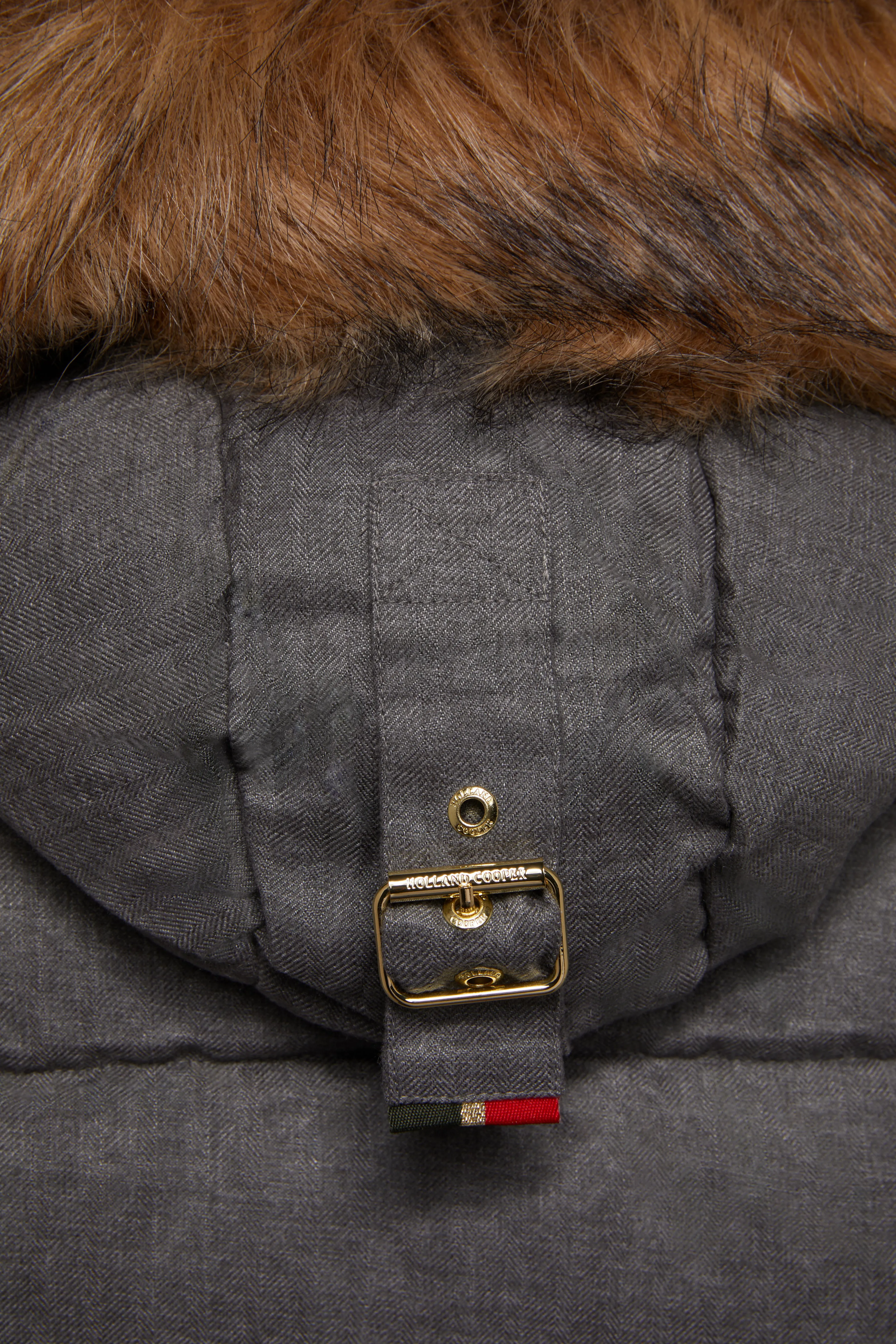 Cervinia Puffer (Light Grey Tweed)