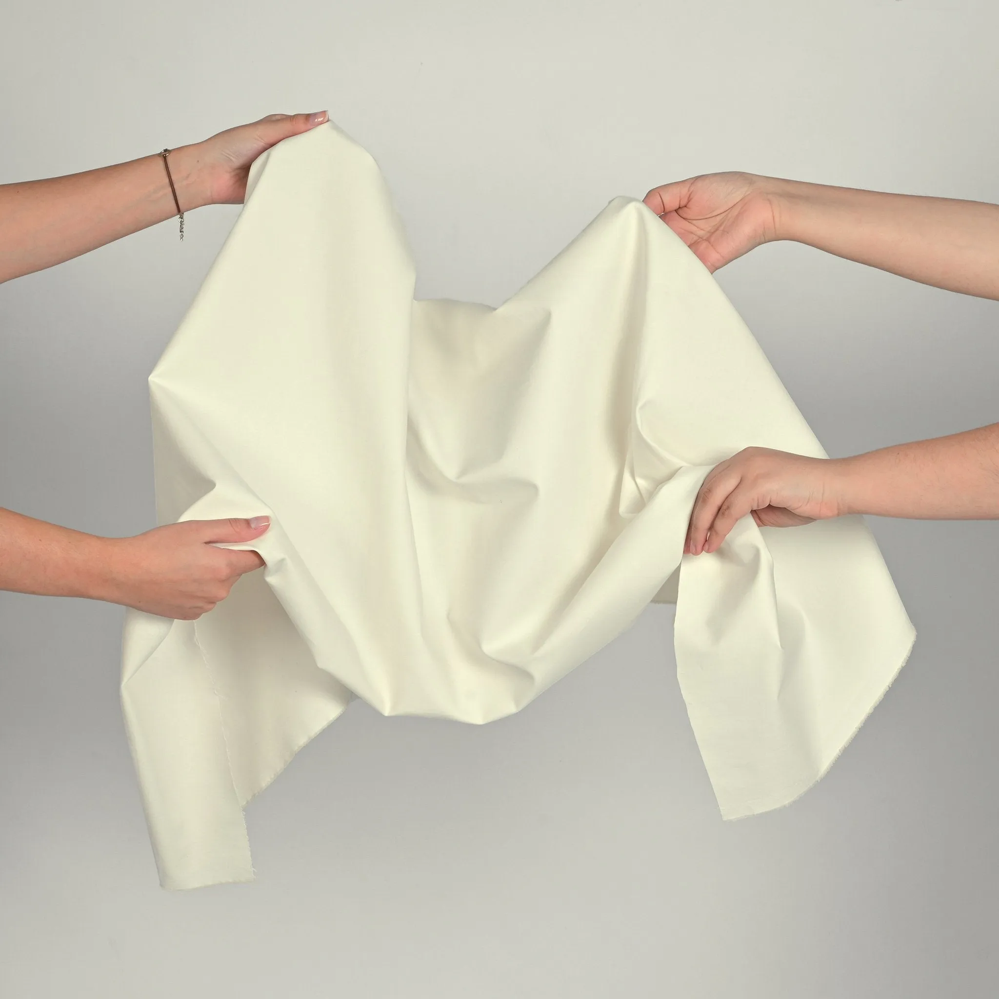 Cream Double Weave Fabric - 2910