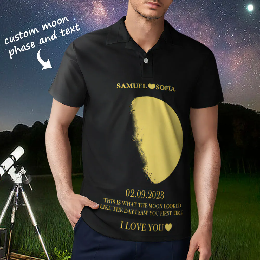 Custom Moon Phase and Names Wooden Frame with Your Text Moon Phase Gifts Collection