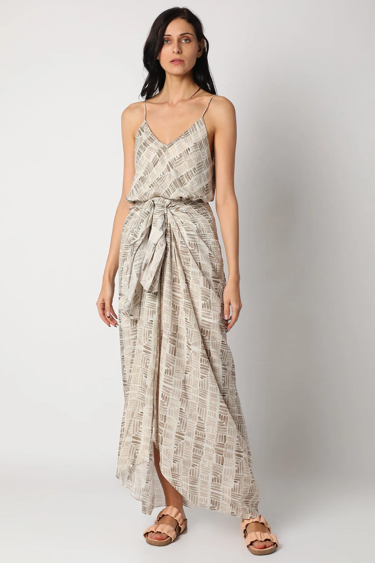 DE-STRESS print knot co-ord set vVyom x deme | Limited Edition Loungewear