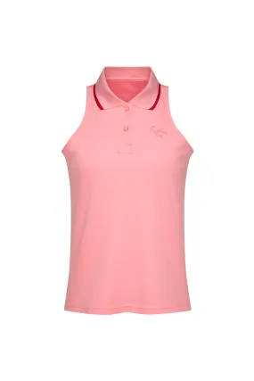 Dianthis Pink Women's Pique Halter Polo