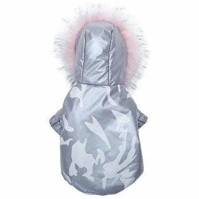 Dog M Chest 45cm Silver