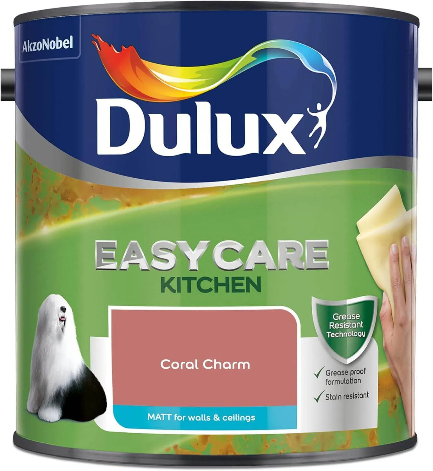 Dulux Easy Care Kitchen 2.5L Matt Emulsion - Coral Charm