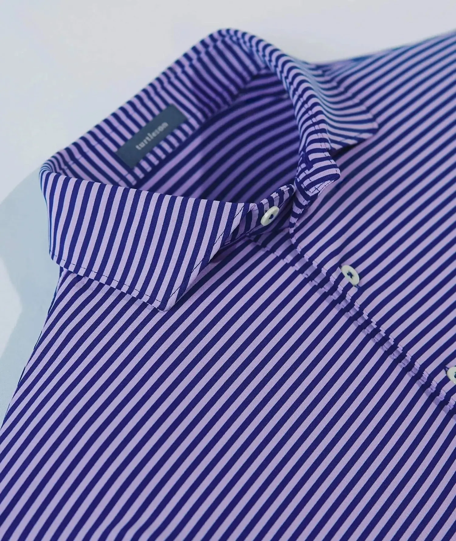 Edward Stripe Performance Polo - Closeout