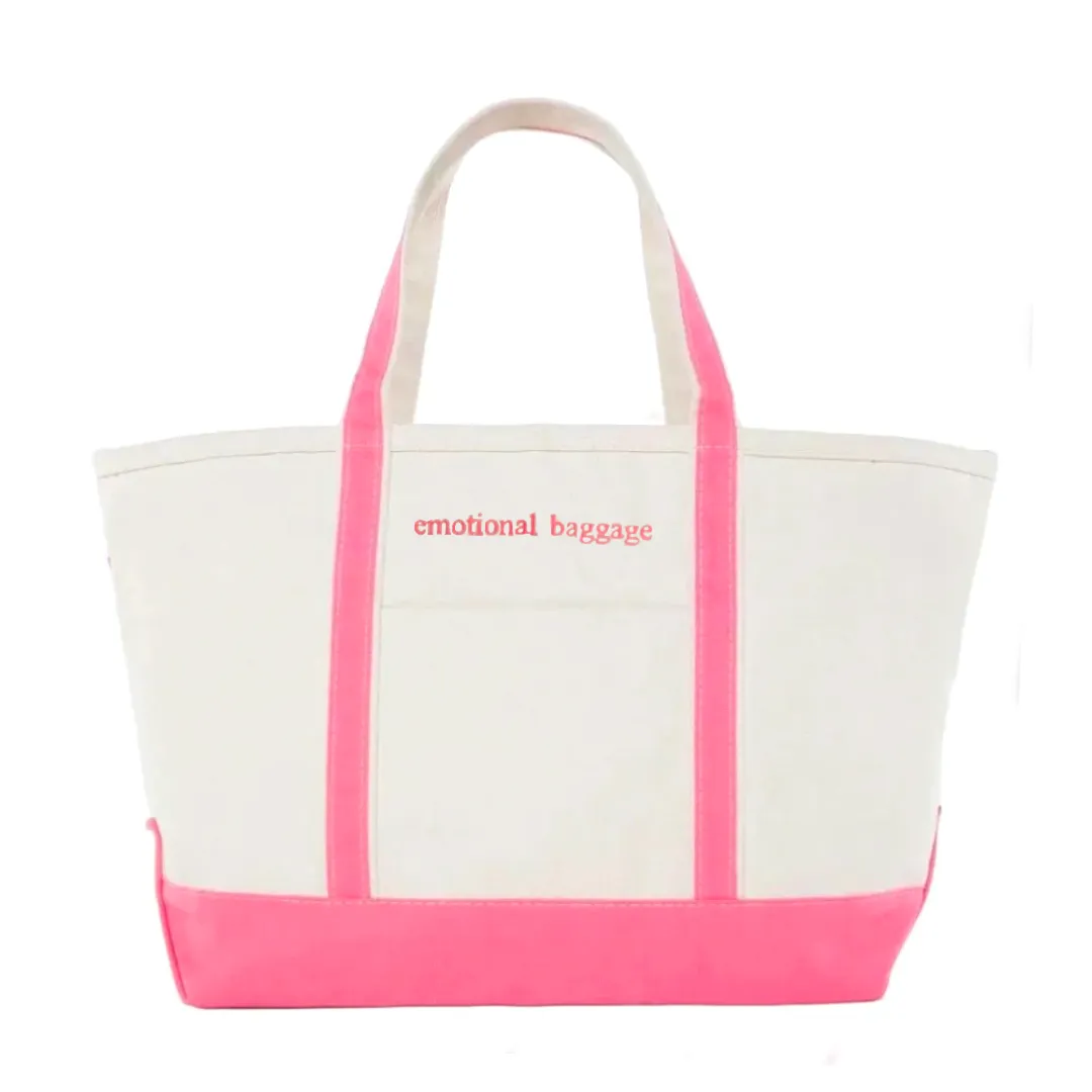 Emotional Baggage Large Boat Tote