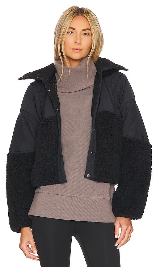 Free People x FP Movement Adventure Awaits Fleece in Black