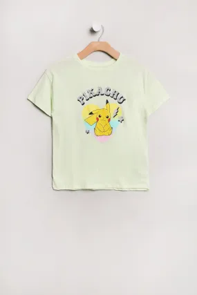 Girls' Pokémon Pikachu Graphic Classic Tee