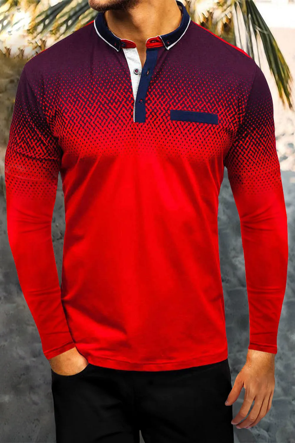 Gradient Men's Polo Shirt