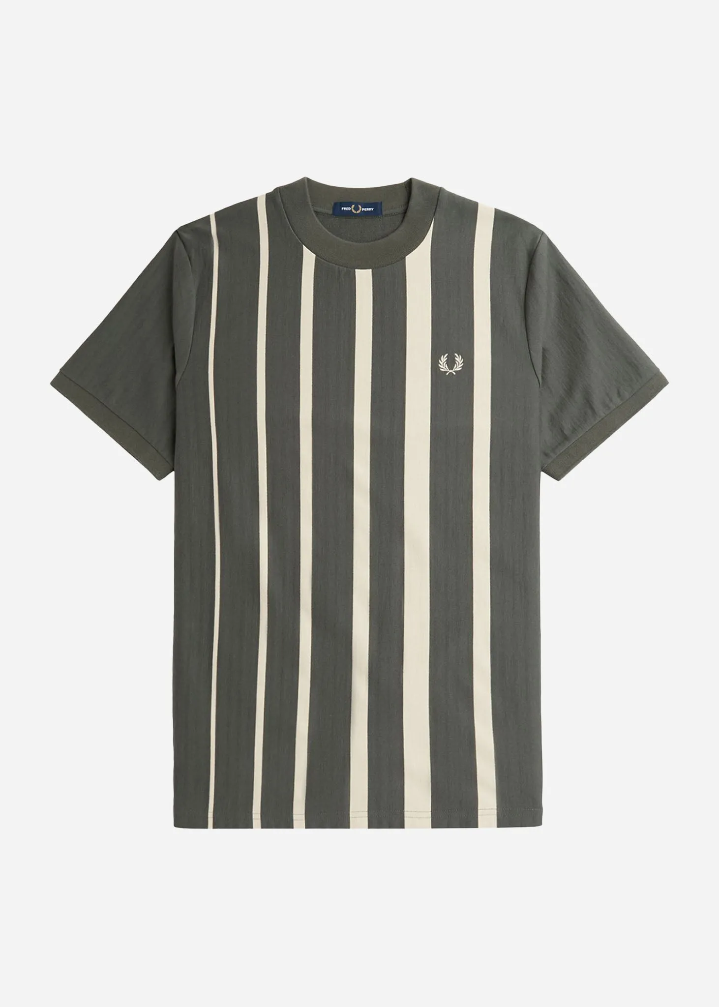 Gradient stripe t-shirt - field green