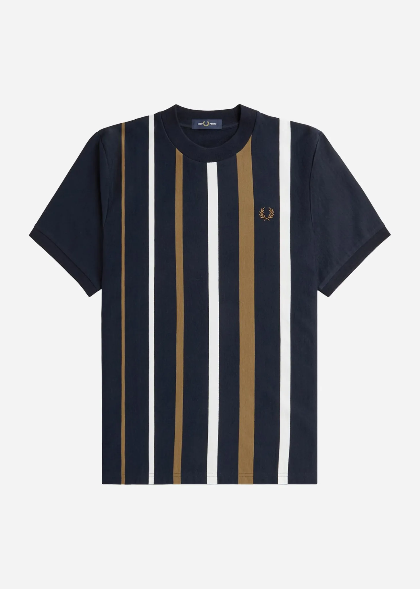 Gradient stripe t-shirt - navy