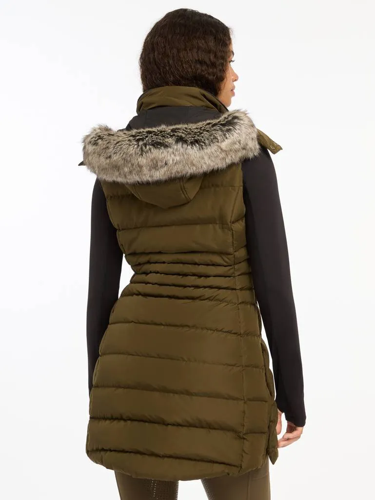 Harper Longline Puffer Vest