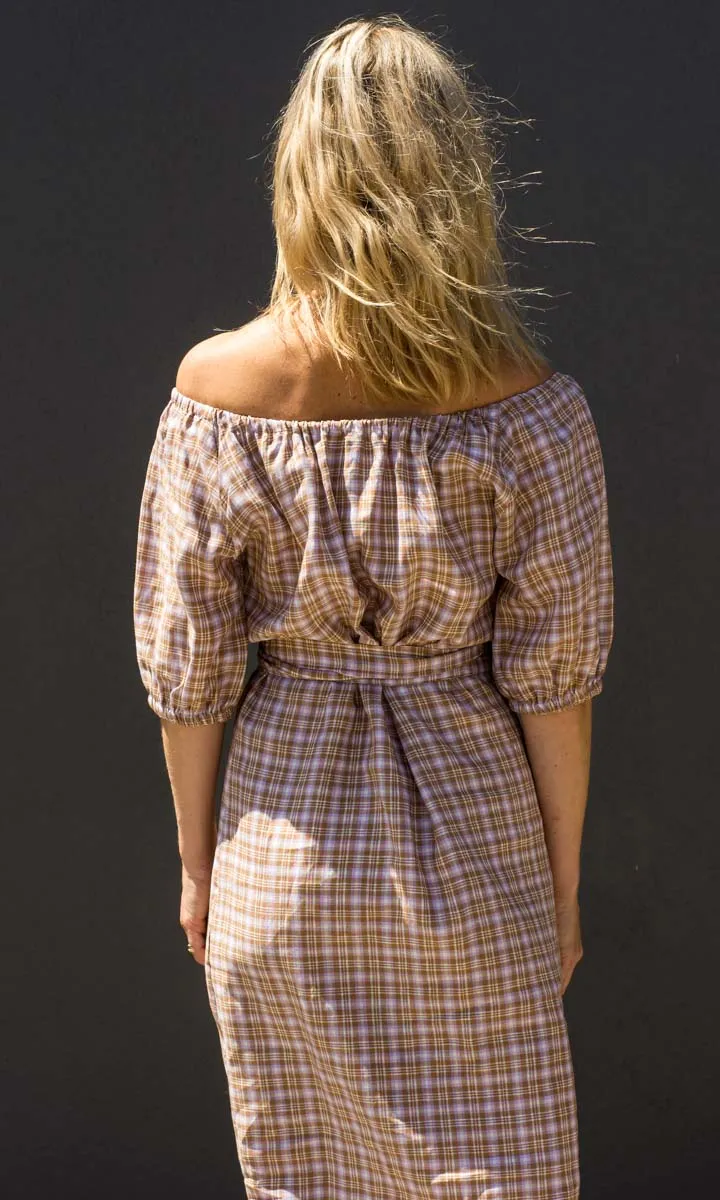 HOSS Mimi Dress - Check Pink