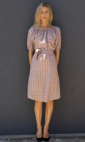 HOSS Mimi Dress - Check Pink