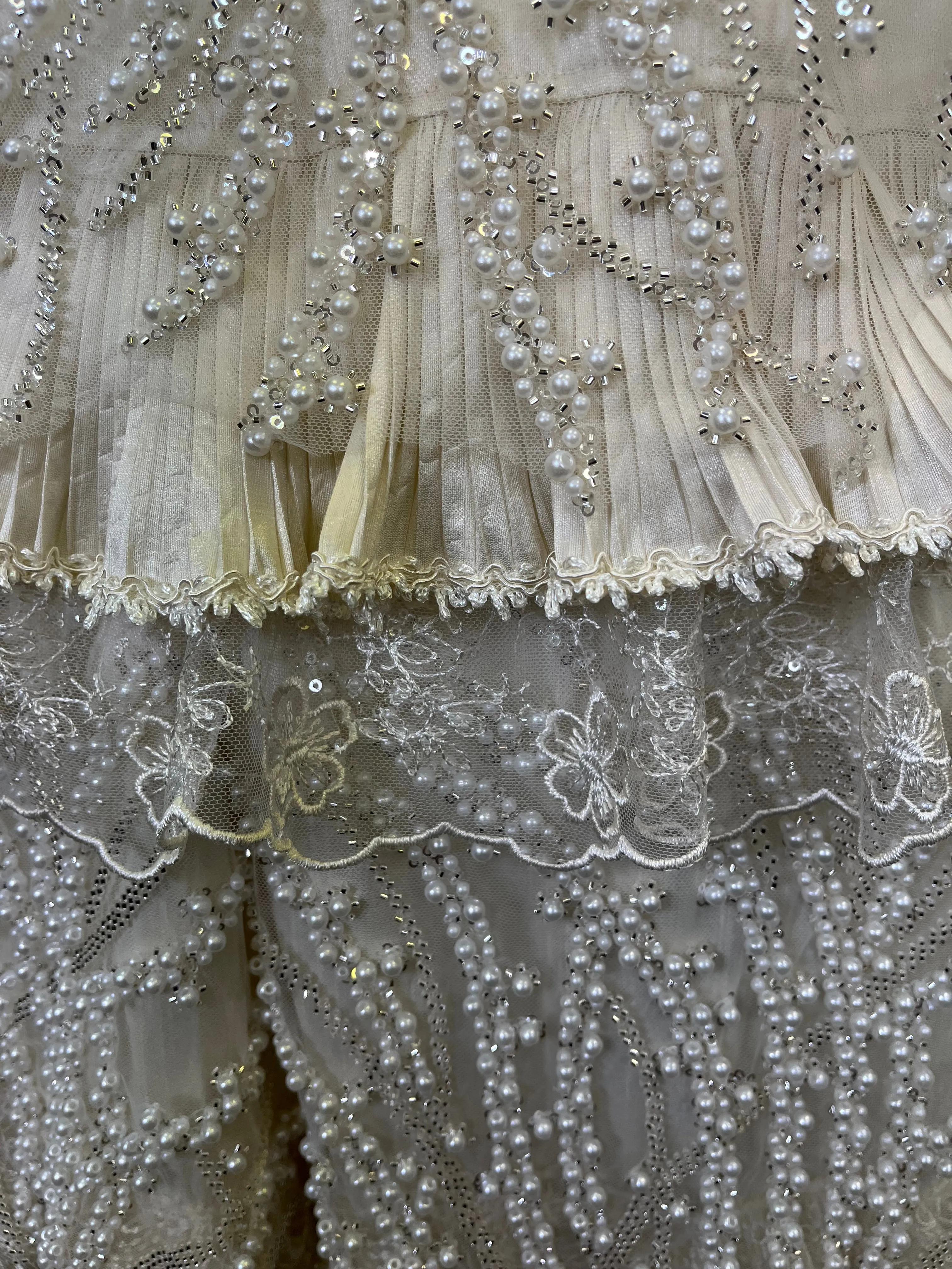 JAZMIN BAPTISM DRESS IN CHAMPAGNE
