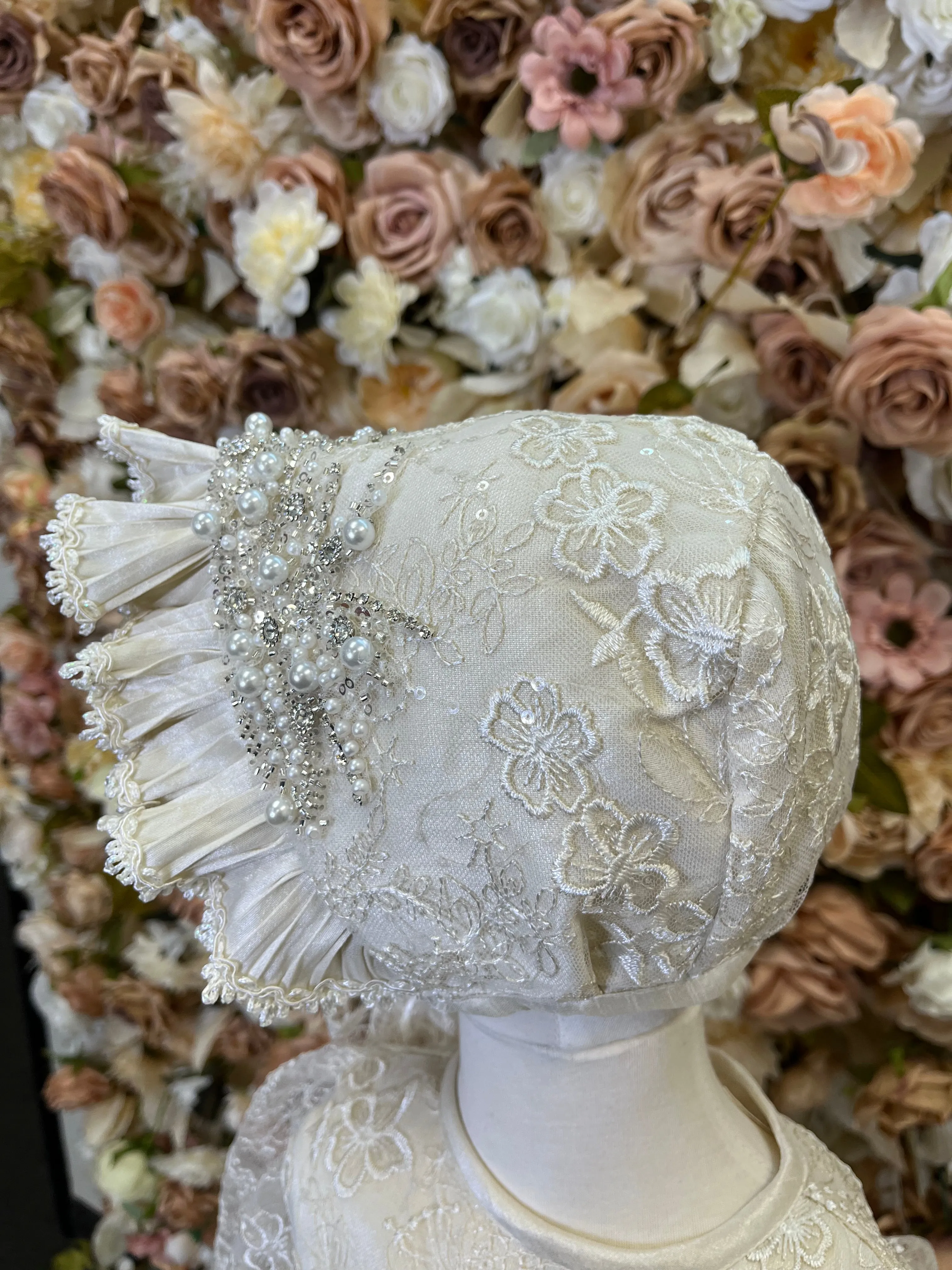 JAZMIN BAPTISM DRESS IN CHAMPAGNE