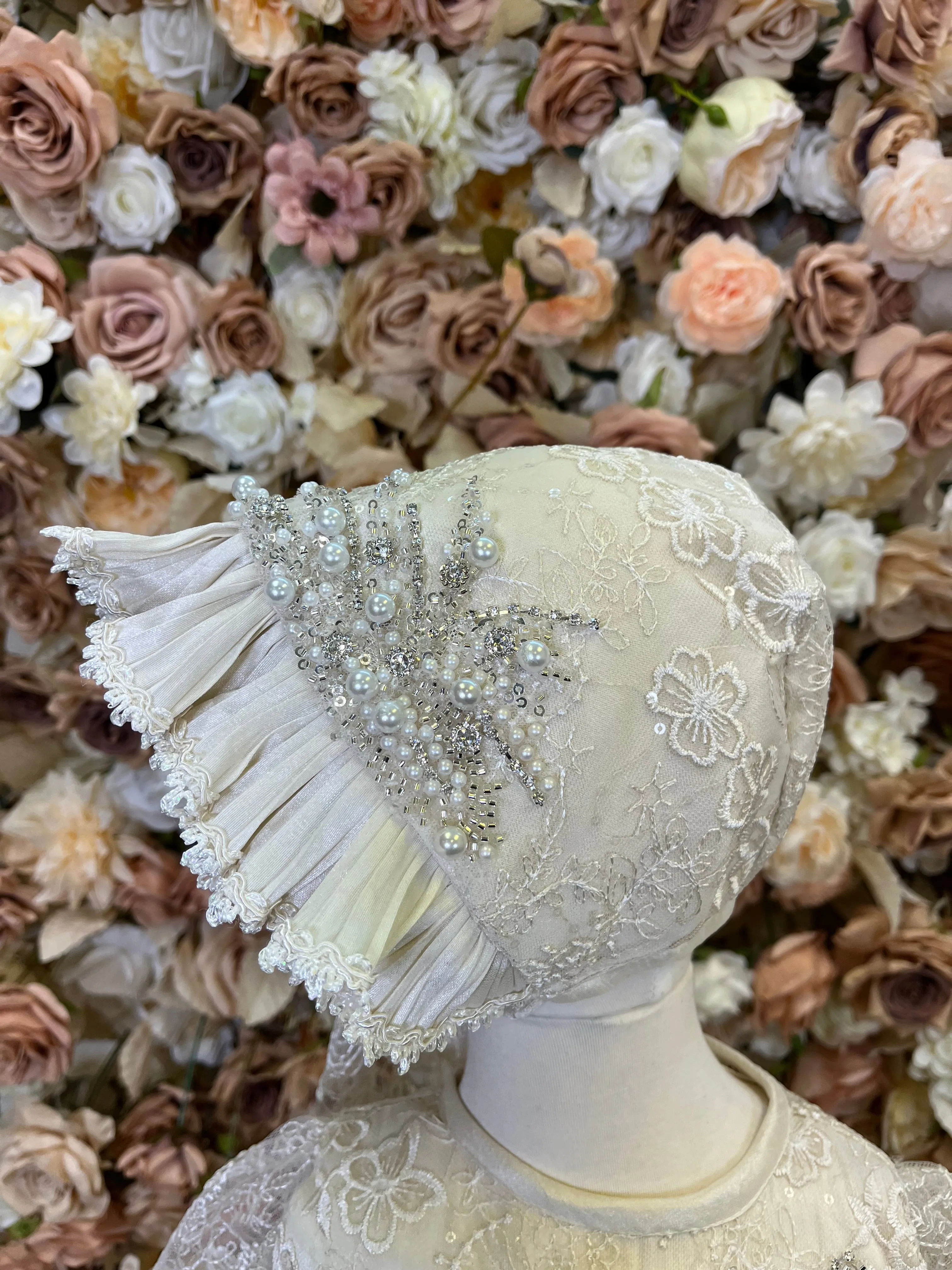 JAZMIN BAPTISM DRESS IN CHAMPAGNE