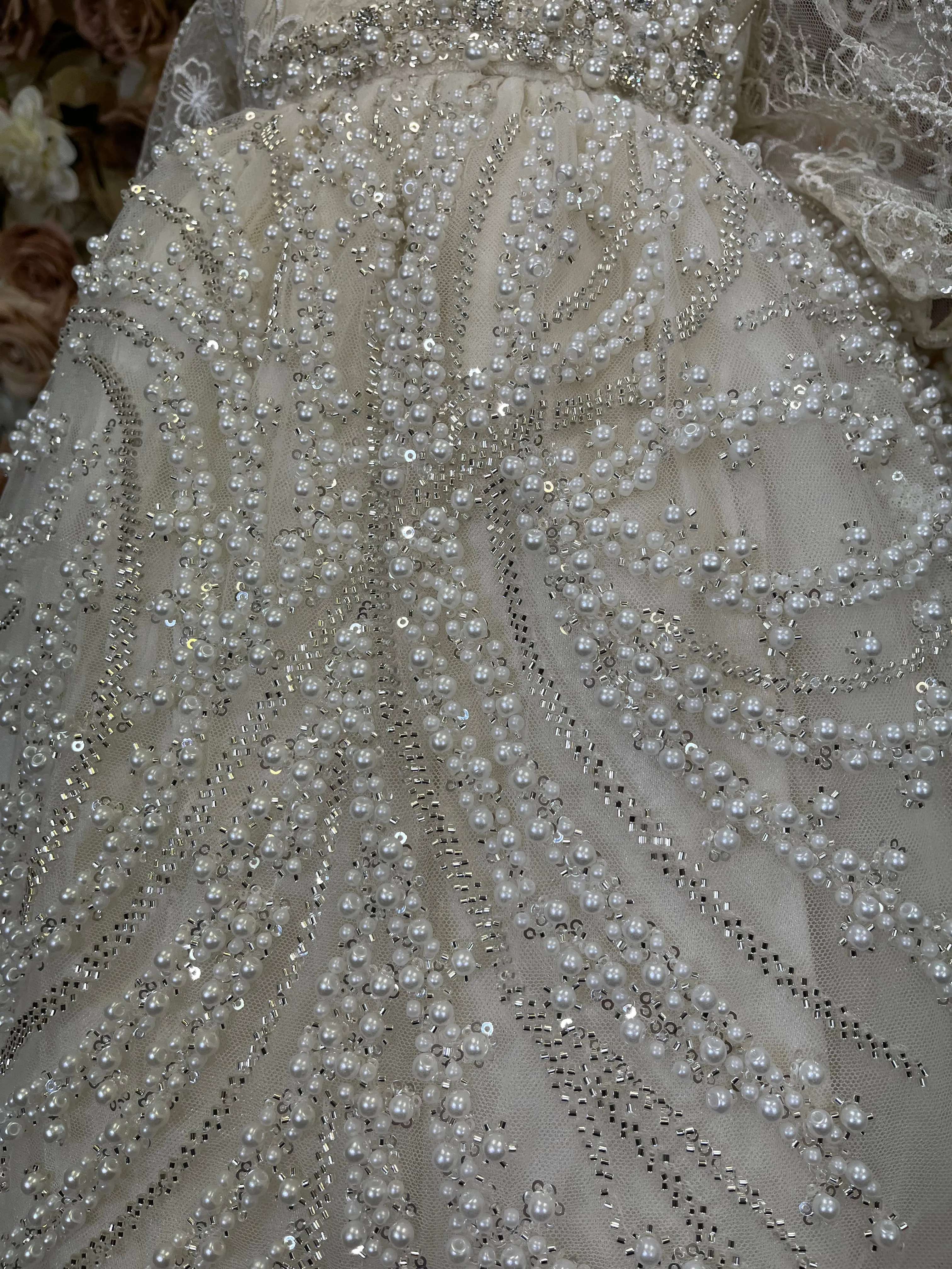 JAZMIN BAPTISM DRESS IN CHAMPAGNE