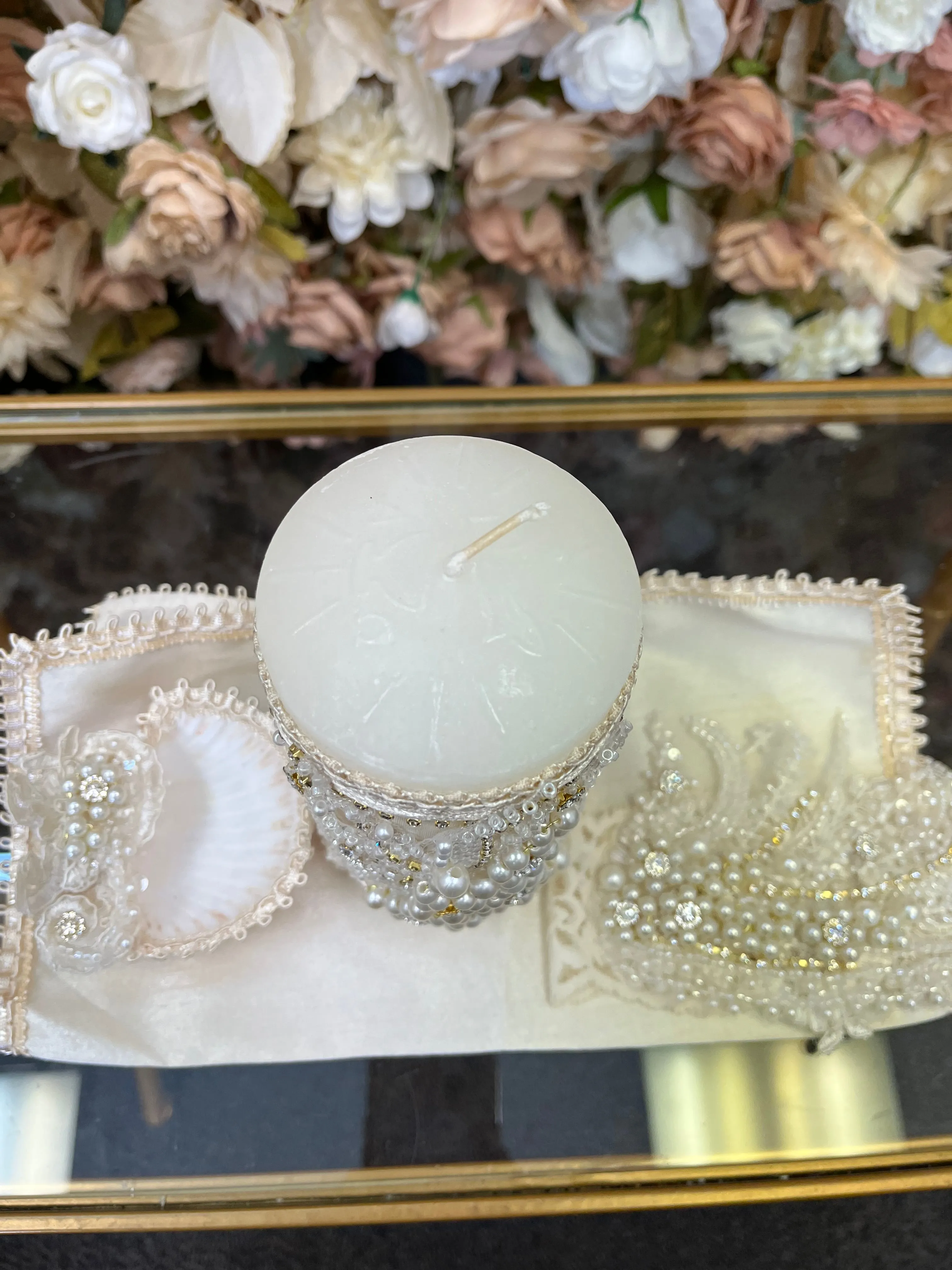 JAZMIN BAPTISM DRESS IN CHAMPAGNE