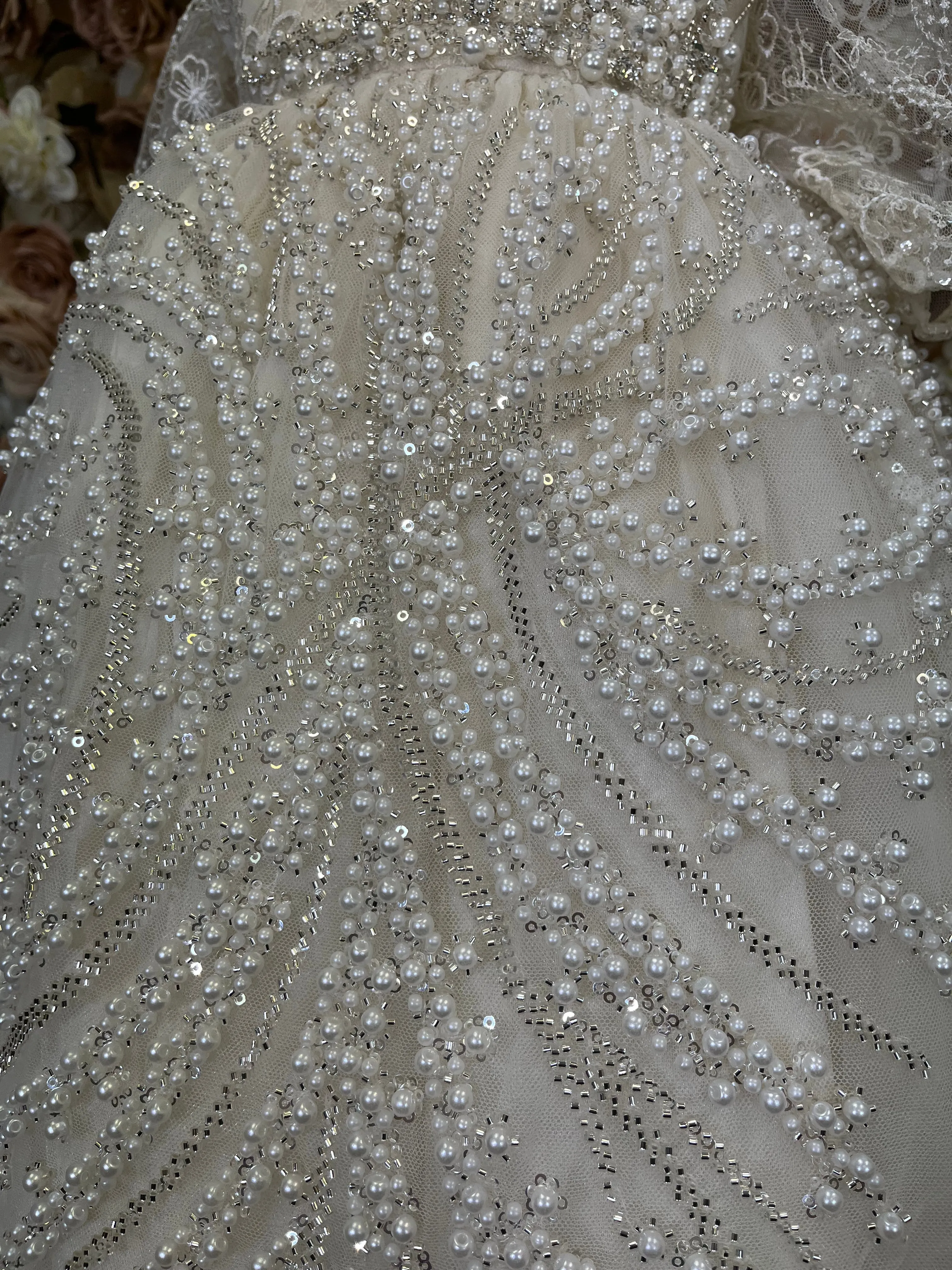JAZMIN BAPTISM DRESS IN CHAMPAGNE