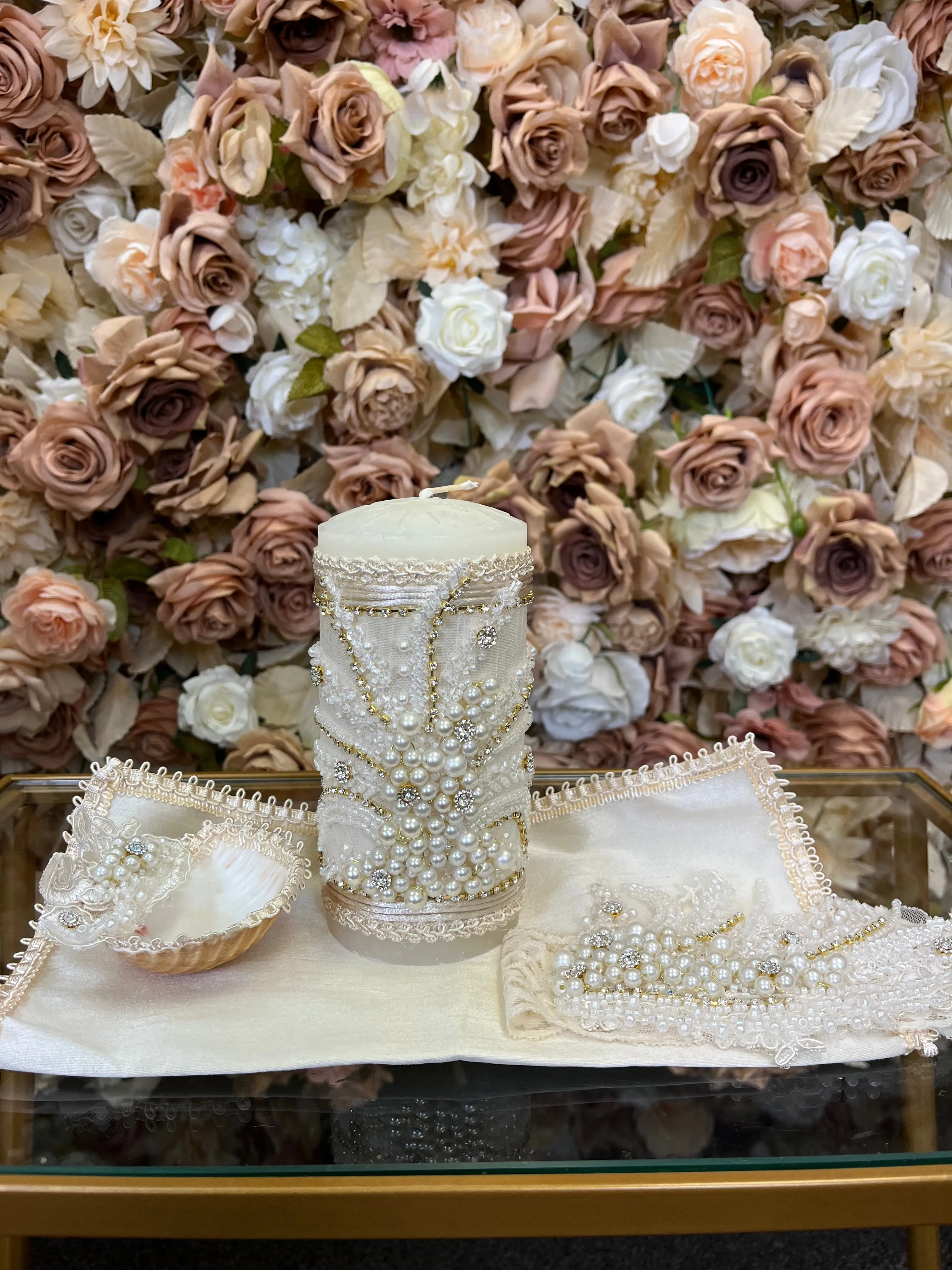 JAZMIN BAPTISM DRESS IN CHAMPAGNE