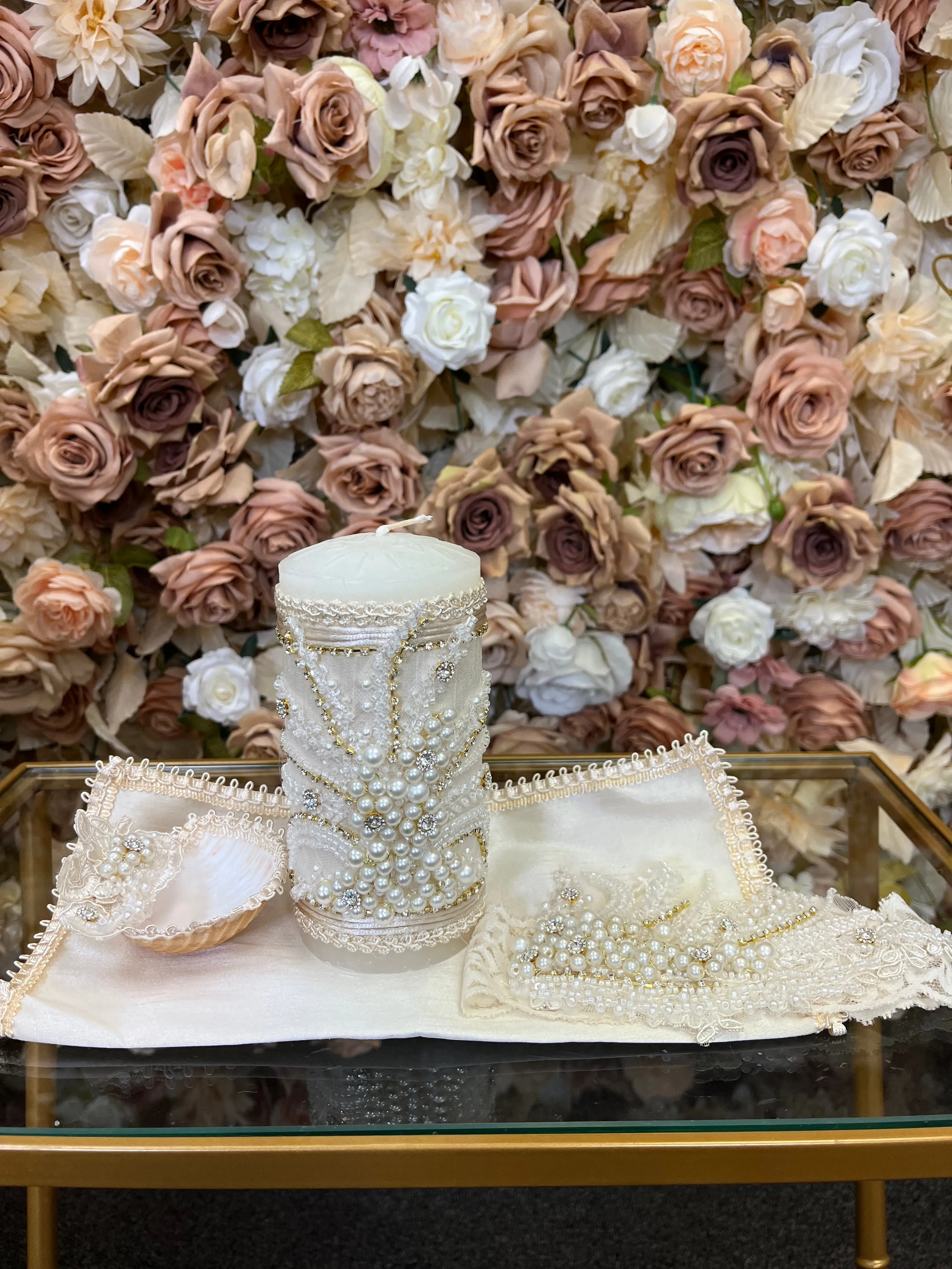JAZMIN BAPTISM DRESS IN CHAMPAGNE