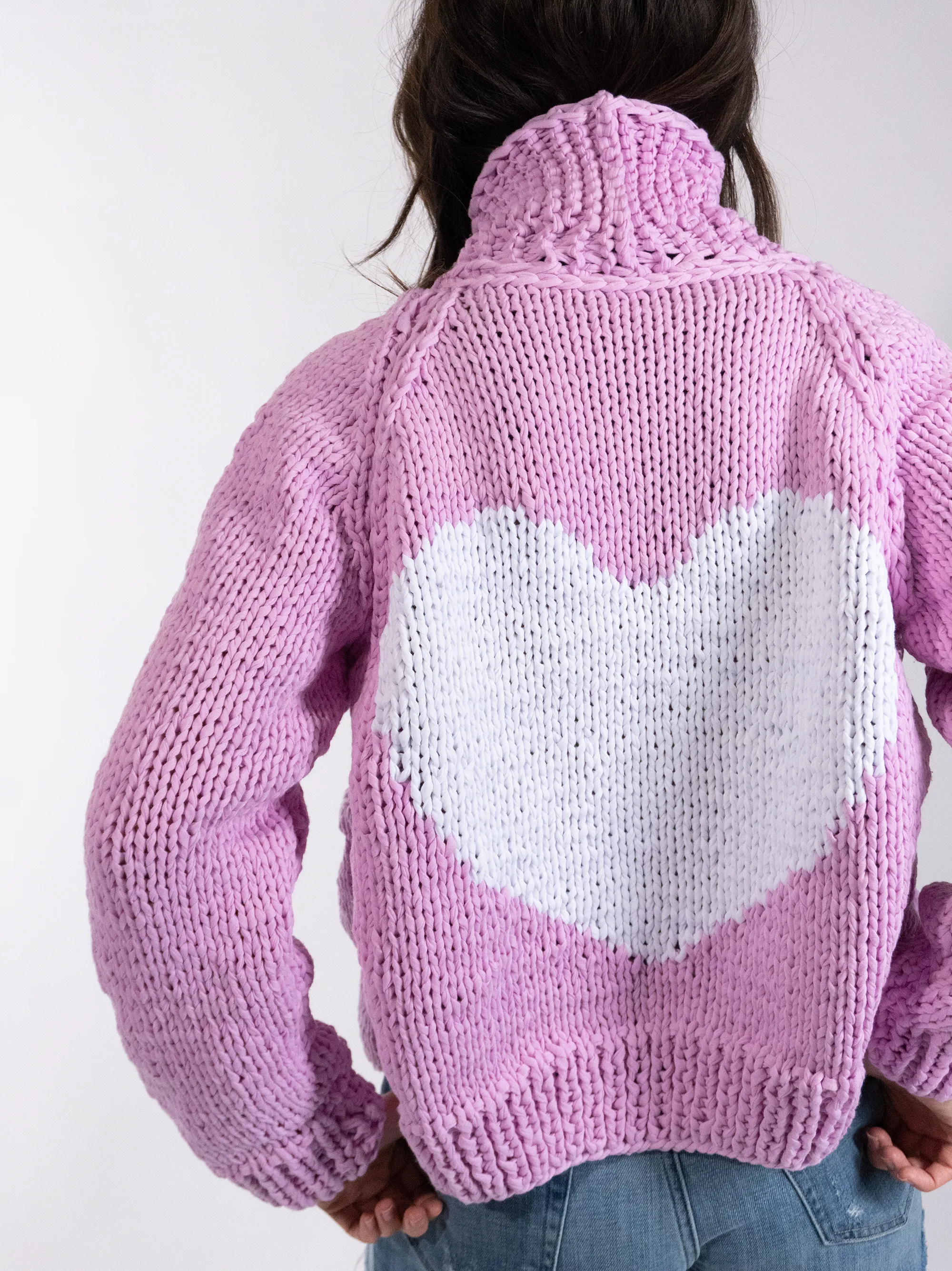Jersey Classic Heart Cardi