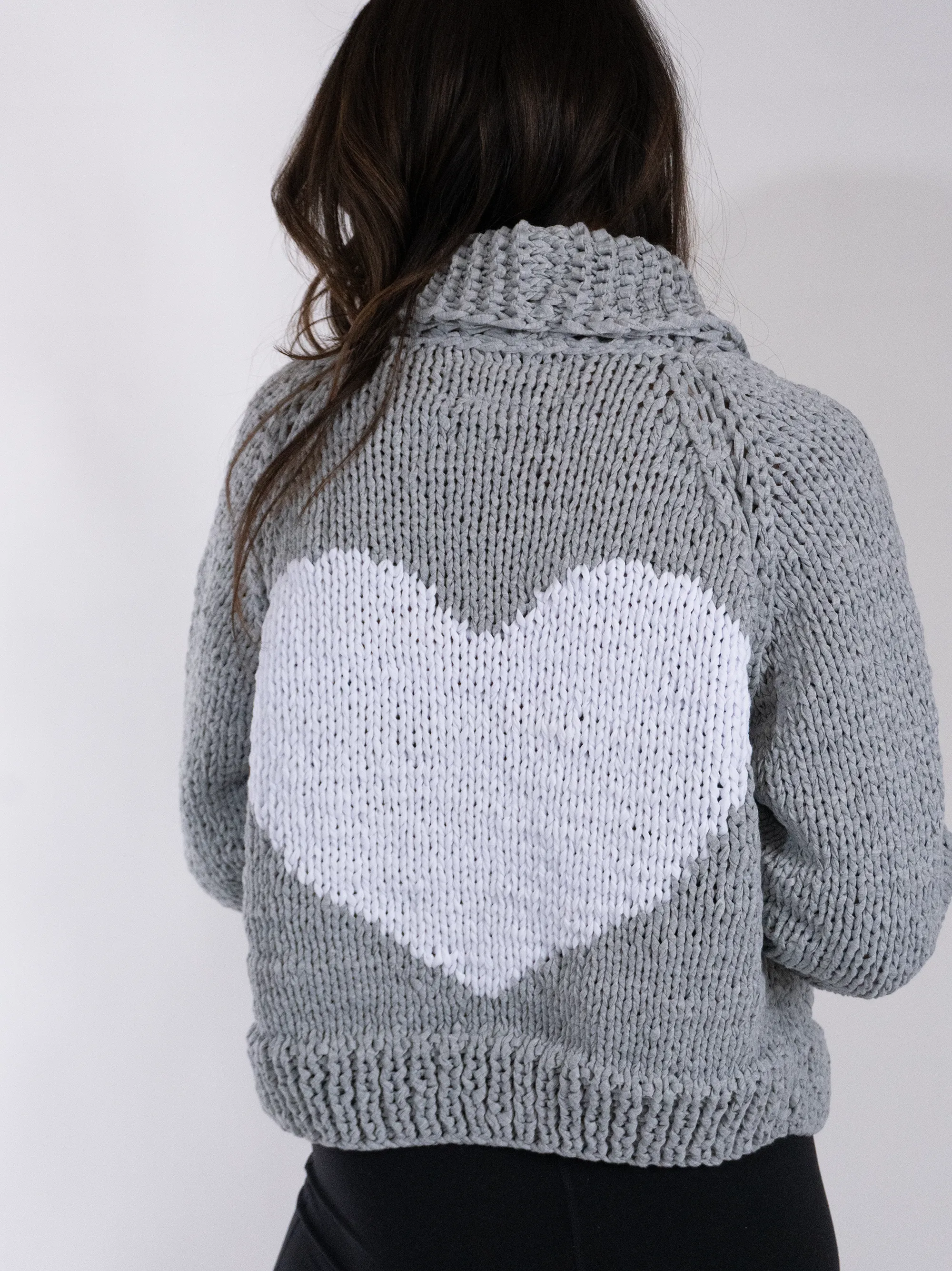 Jersey Classic Heart Cardi