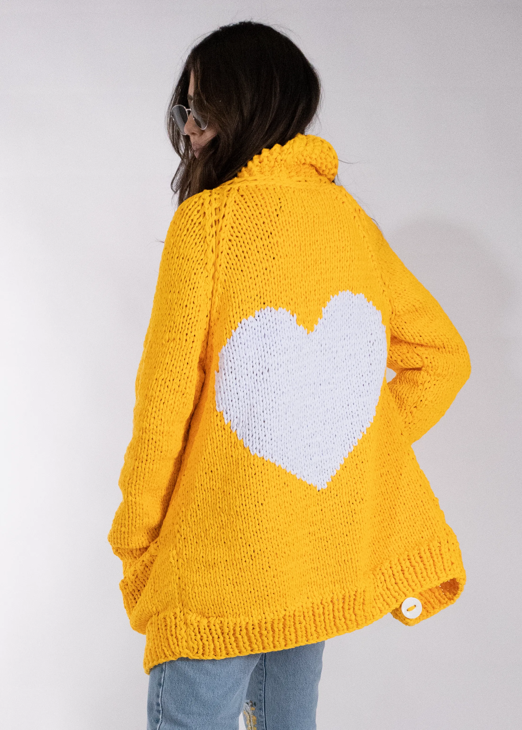 Jersey Classic Heart Cardi