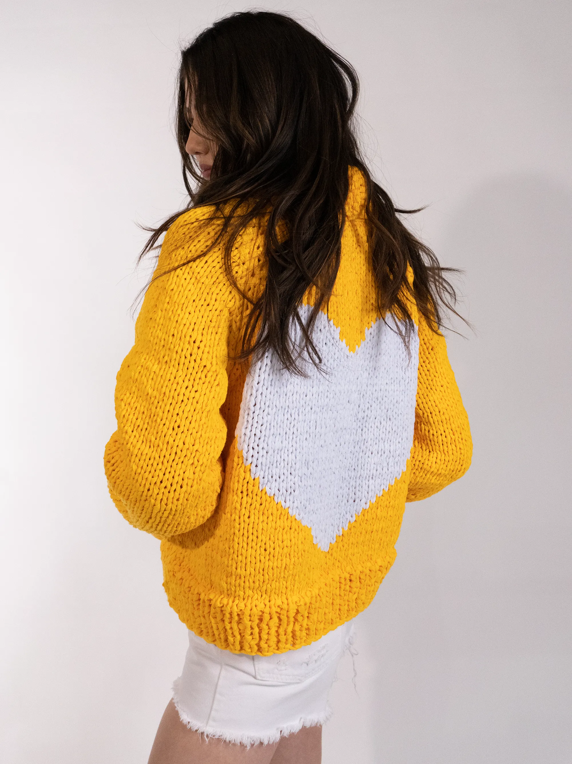 Jersey Classic Heart Cardi