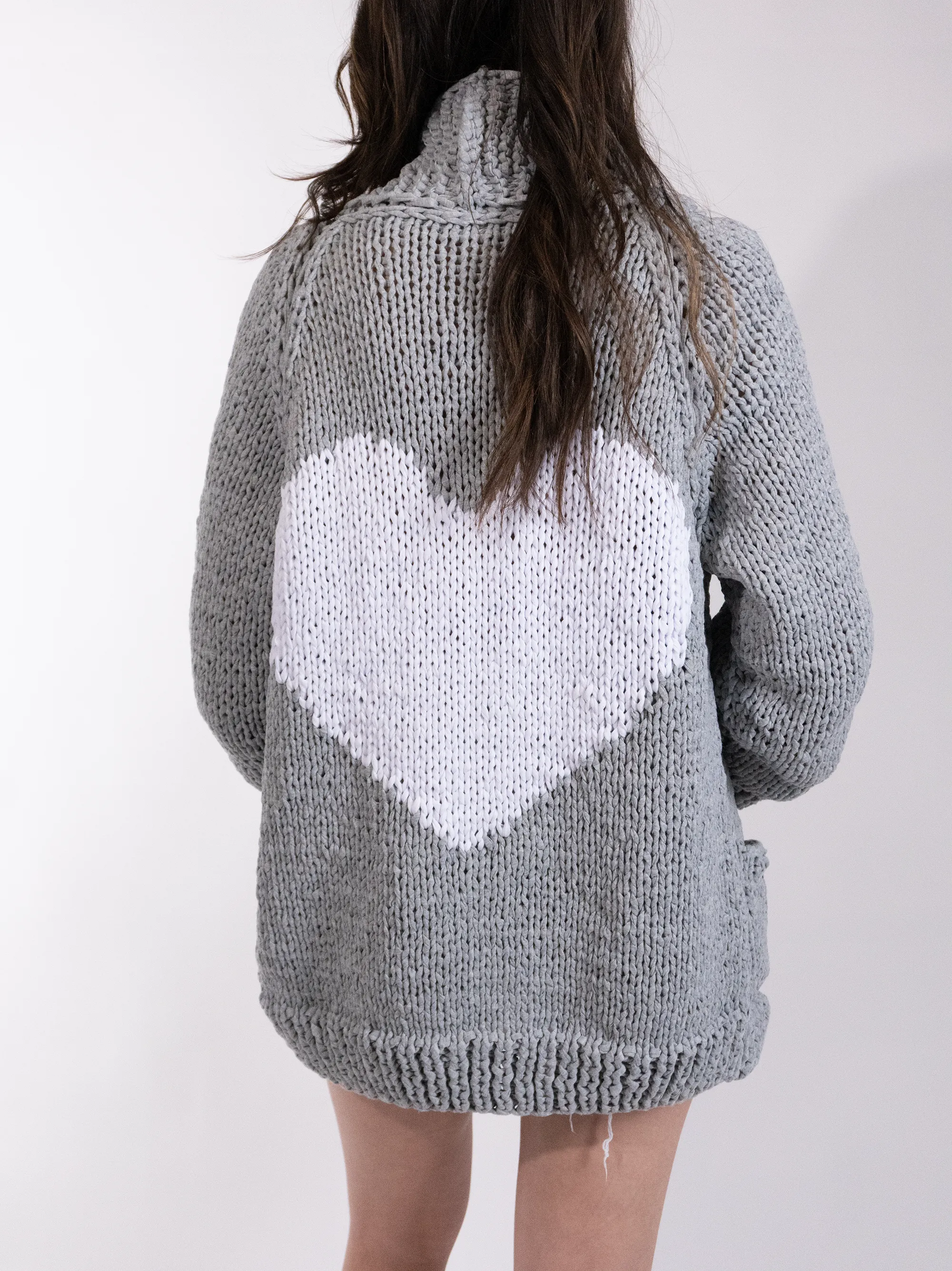 Jersey Classic Heart Cardi