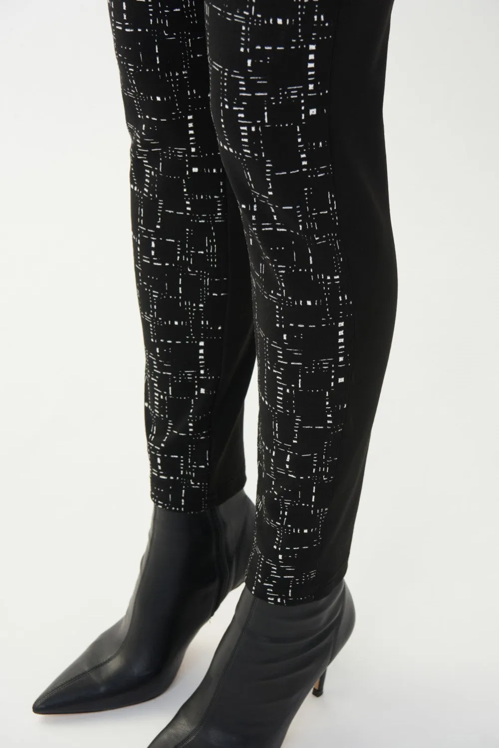 Joseph Ribkoff Pant 223248-BS Black/Silver