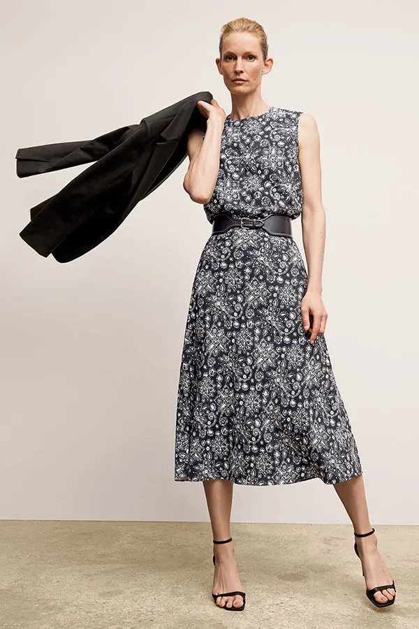Katrina Top - Eco Sateen :: Kerala Print