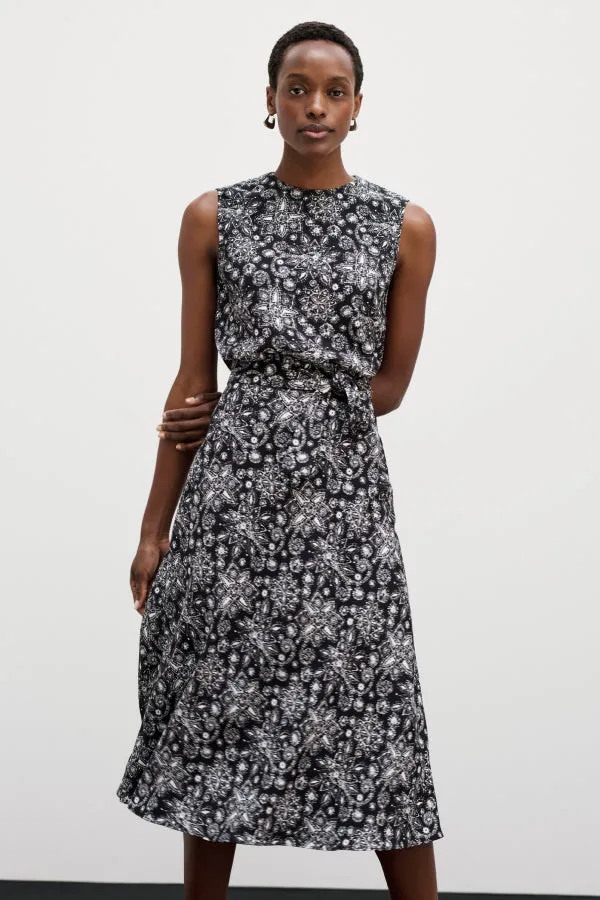 Katrina Top - Eco Sateen :: Kerala Print