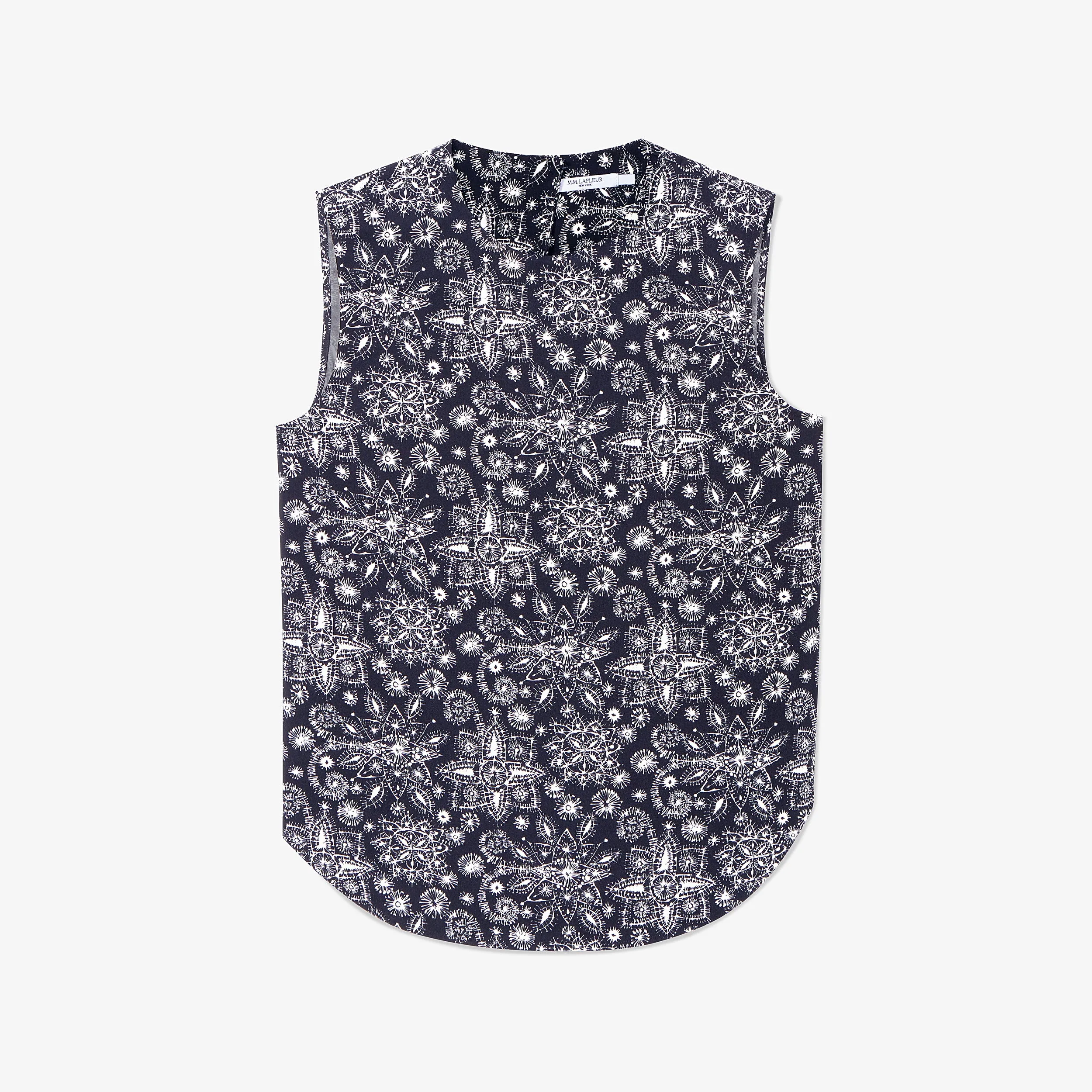Katrina Top - Eco Sateen :: Kerala Print