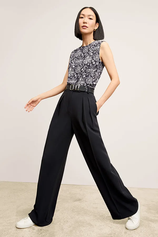 Katrina Top - Eco Sateen :: Kerala Print
